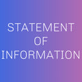 File Statement of Information for LLC/ Corporation